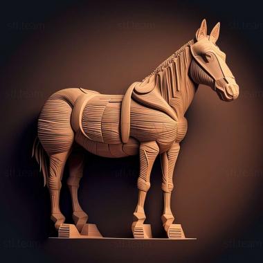 3D model mule (STL)